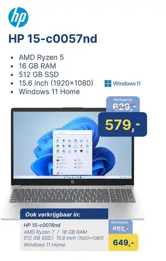Levix Computershop HP 15-c0057nd aanbieding