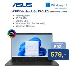 Levix Computershop ASUS Vivobook Go 15 OLED E1504FA-L1367W aanbieding