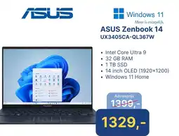 Levix Computershop ASUS Zenbook 14 UX3405CA-QL367W aanbieding