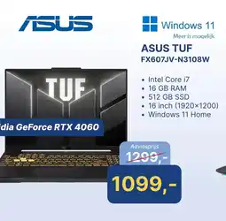 Levix Computershop ASUS TUF FX607JV-N3108W aanbieding