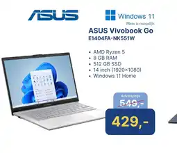 Levix Computershop ASUS Vivobook Go E1404FA-NK551W aanbieding