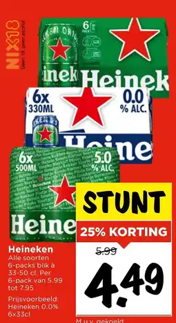 Vomar Voordeelmarkt Heineken aanbieding