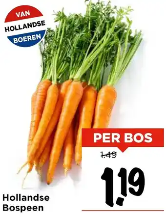 Vomar Voordeelmarkt Hollandse Bospeen aanbieding