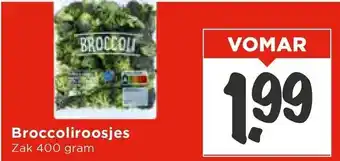 Vomar Voordeelmarkt Broccoliroosjes aanbieding