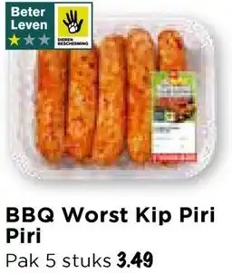 Vomar Voordeelmarkt BBQ Worst Kip Piri Piri aanbieding