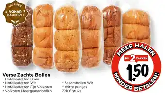 Vomar Voordeelmarkt Verse Zachte Bollen aanbieding