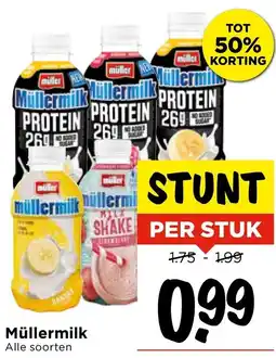 Vomar Voordeelmarkt Müllermilk aanbieding