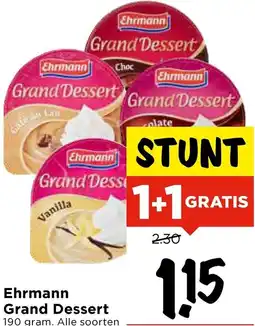Vomar Voordeelmarkt Ehrmann Grand Dessert aanbieding