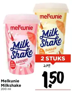 Vomar Voordeelmarkt Melkunie Milkshake aanbieding