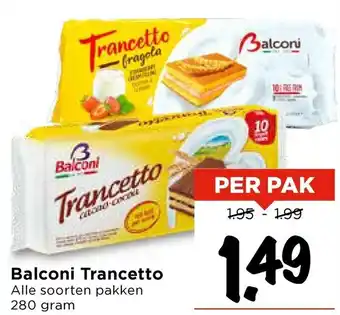 Vomar Voordeelmarkt Balconi Trancetto aanbieding