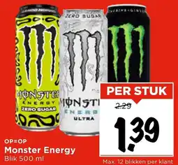 Vomar Voordeelmarkt Monster Energy aanbieding