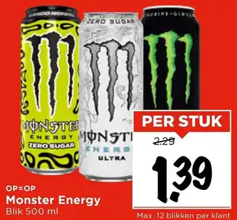 Vomar Voordeelmarkt Monster Energy aanbieding