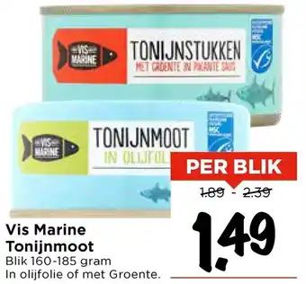 Vomar Voordeelmarkt Vis Marine Tonijnmoot aanbieding