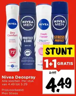 Vomar Voordeelmarkt Nivea Deospray aanbieding