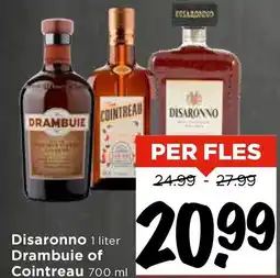 Vomar Voordeelmarkt Disaronno, Drambuie of Cointreau aanbieding
