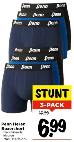 Vomar Voordeelmarkt Penn Heren Boxershort aanbieding