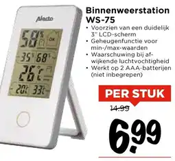 Vomar Voordeelmarkt Binnenweerstation WS-75 aanbieding