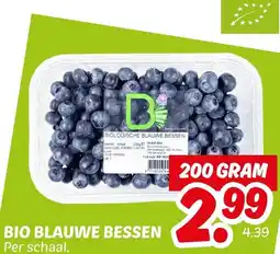 Dekamarkt Bio blauwe bessen aanbieding