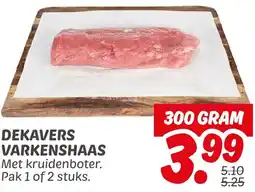 Dekamarkt Dekavers varkenshaas aanbieding