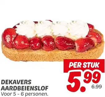 Dekamarkt Dekavers aardbeienslof aanbieding