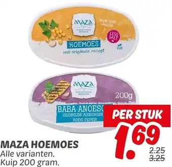 Dekamarkt Maza hoemoes aanbieding