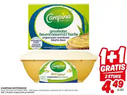 Dekamarkt Campina botergoud aanbieding