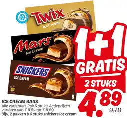 Dekamarkt Ice cream bars aanbieding