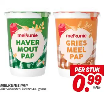 Dekamarkt Melkunie pap aanbieding