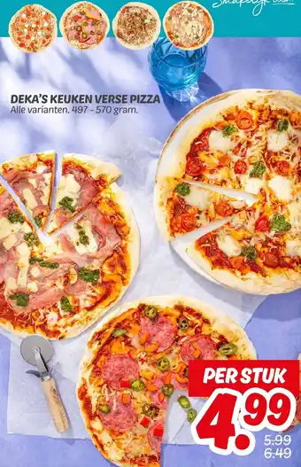 Dekamarkt Deka's keuken verse pizza aanbieding