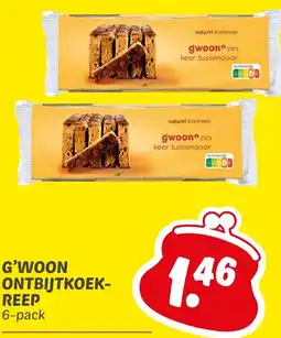 Dekamarkt G'woon ontbijtkoekreep aanbieding