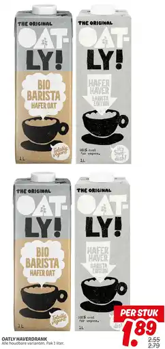 Dekamarkt Oatly haverdrank aanbieding