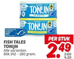 Dekamarkt Fish tales tonijn aanbieding