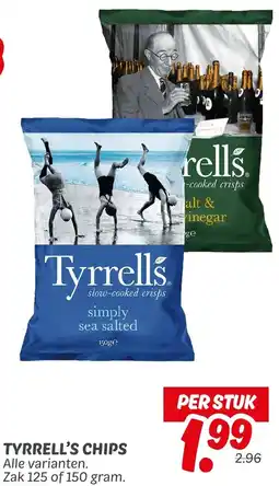 Dekamarkt Tyrrell's chips aanbieding