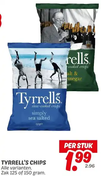 Dekamarkt Tyrrell's chips aanbieding