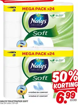 Dekamarkt Nalys toiletpapier soft aanbieding