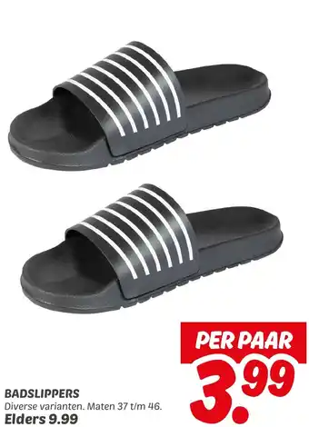 Dekamarkt Badslippers aanbieding