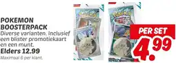 Dekamarkt Pokemon boosterpack aanbieding