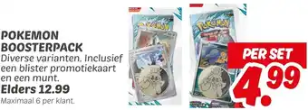 Dekamarkt Pokemon boosterpack aanbieding