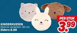 Dekamarkt Kinderkussen aanbieding