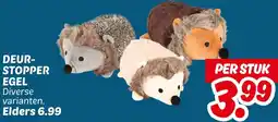 Dekamarkt Deurstopper egel aanbieding