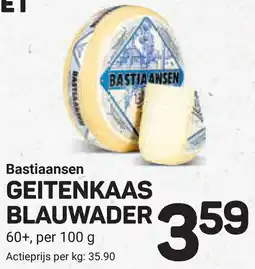 Ekoplaza Bastiaansen Geitenkaas blauwader 60+ aanbieding