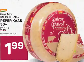 Ekoplaza Zuiver Zuivel Mosterd-peper kaas 50+ aanbieding