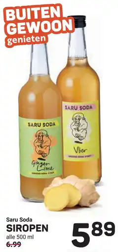 Ekoplaza Saru Soda Siropen aanbieding