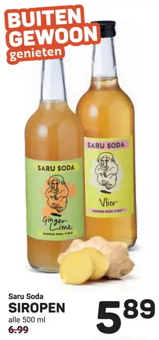 Ekoplaza Saru Soda Siropen aanbieding
