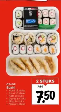 Vomar Voordeelmarkt OP=OP Sushi aanbieding
