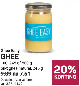 Ekoplaza Ghee Easy Ghee aanbieding