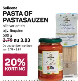 Ekoplaza Solleone Pasta of pastasauzen aanbieding
