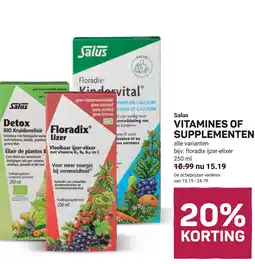Ekoplaza Salus Vitamines of supplementen aanbieding