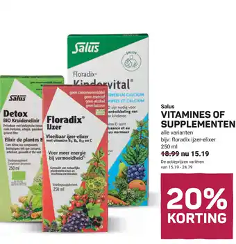 Ekoplaza Salus Vitamines of supplementen aanbieding