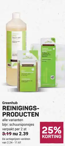 Ekoplaza Greenhub Reinigingsproducten aanbieding